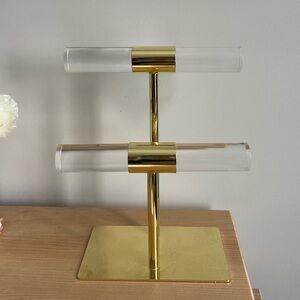 Brand new 2 tier necklace/bracelet holder jewelry rack